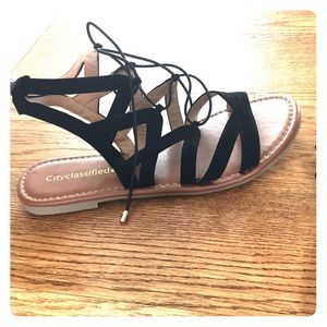 Strappy Black Sandals